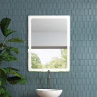 Mercury Row Miroir de salle de bain et de coiffeuse illuminé sans cadre de style moderne et contemporain Snelling