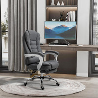 Office Chair 25.6"W x 27.6"D x 48.4"H Dark Grey
