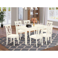Winston Porter Anitra 7 Piece Extendable Solid Wood Dining Set