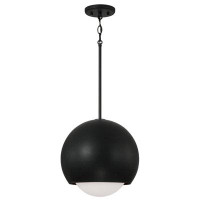 Capital Lighting Dolby 1 - Light Black Sphere Pendant