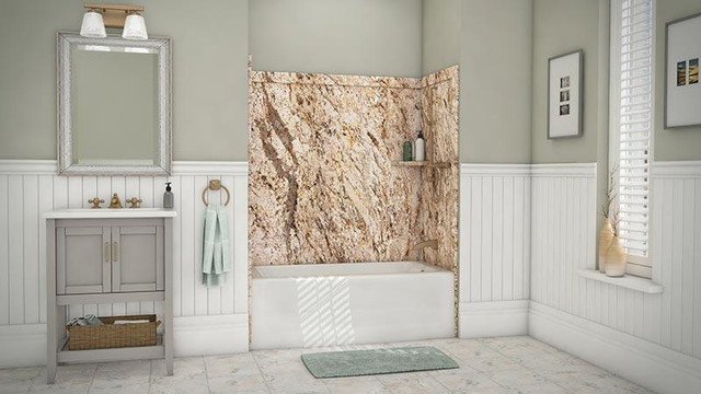 Golden Beaches Shower Wall Surround 5mm - 6 Kit Sizes available ( 35 Colors and Styles Available ) **Includes Delivery in Plumbing, Sinks, Toilets & Showers - Image 4