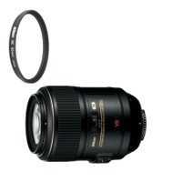 Nikon AF-S Micro Nikkor 105mm f2.8 G IF-ED VR  ( Macro Lens ) + FILTER - ( 2160 ) Brand new. Authorized Nikon Canada Dea