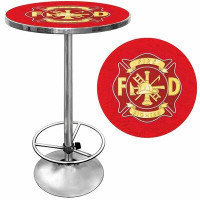 Trademark Global Fire Fighter Pub Table