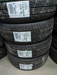 P235/60R18  235/60/18  CONTINENTAL TRUECONTACT ( all season summer tires ) TAG # 16675