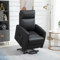 Lift Chair 27.6" x 35" x 41.3" Black