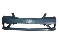 Bumper Front Mercedes S550 2010-2013 Primed Without Sensor With Sport Pkg With Led Drive Lamp Slot , MB1000350