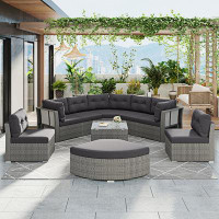 Red Barrel Studio Outdoor Sectional Furniture Set With Cushions