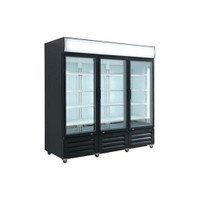 Congelateur 3 Portes Vitree  3 Glass Door Freezer / NEUF BRAND NEW /  Garantie 5 ANS /  5 YEAR WARRANTY