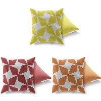 George Oliver 3 Pcs Colourful Indoor/Outdoor Accent Pillow Set