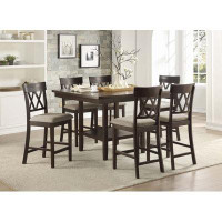 Wildon Home® 7Pc Set Counter Height Dining Wooden Furniture