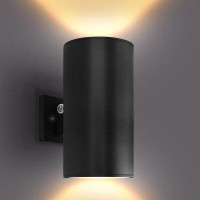 Luxrite Luxrite Dusk to Dawn LED Outdoor Wall Light, 18", Up or Up-Down Light, 3CCT, 20/30/40W, IP65