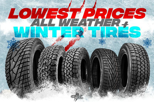WINTER TIRE SALE ! CANADA’S #1 SOURCE FOR WINTER TIRES!!! Installation Available!!! FREE SHIPPING in Tires & Rims in Edmonton Area