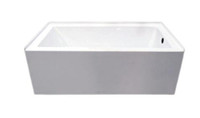 72x32 or 72x34  ( x21.5 H ) Skirted Alcove Bathtub - White Acrylic ( w/ left or right hand drain)  (Available NOW) FTS