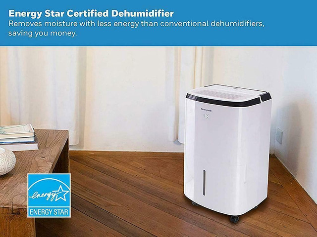 HONEYWELL TP70WK 70 PINT DEHUMIDIFIER - Top Rated Brand - Amazing Surplus Prices! in Heaters, Humidifiers & Dehumidifiers - Image 3
