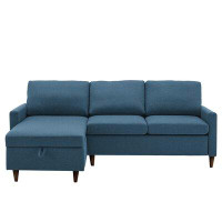 George Oliver Debrah 88" Wide Reversible Sofa & Chaise