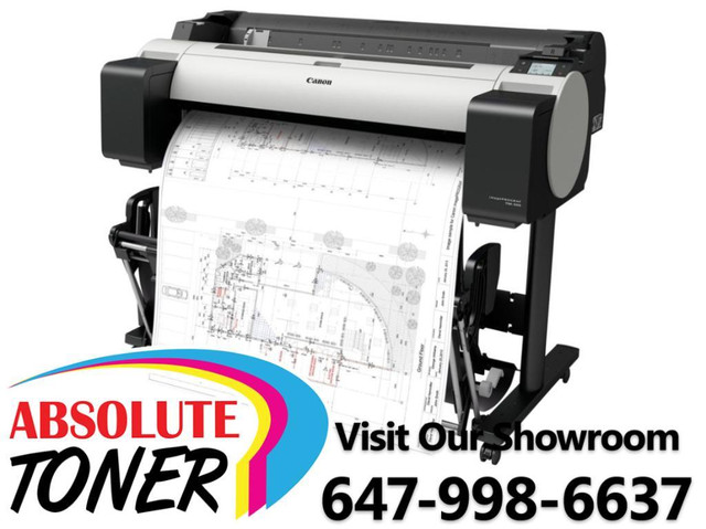 $99.95/month. NEW Canon imagePROGRAF TM-300 36in Large Format Printer Color Fade-resistant Drawing CAD GIS Maps Signage in Printers, Scanners & Fax in Ontario - Image 4