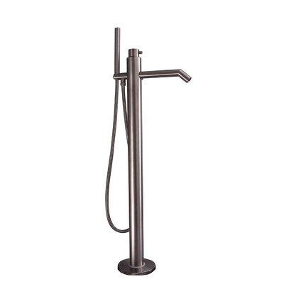 Barclay Slaton Single Handle Floor Mounted Freestanding Thermostatic Tub Filler with Handshower in Heating, Cooling & Air