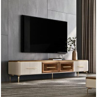 STAR BANNER Simple Solid Wood Rectangular TV Cabinet