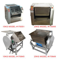 15Kg/25Kg Commercial 110V Electric Flour Dough Mixer Mixing Machine with Tilt Bowl with Dough Knife Kitchen Supply