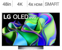 Télévision OLED 48 OLED48C3PUA 4K UHD ULTRA 120Hz  HDR WebOS Smart TV LG