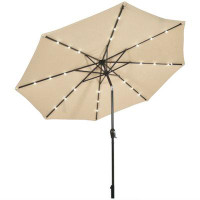 Arlmont & Co. Frannie 10' Lighted Market Umbrella
