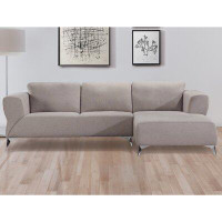 ColourTree Dokite Sand Fabric Sectional Sofa