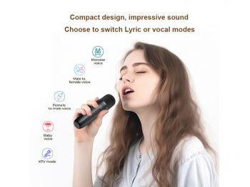 Bluetooth Speakers Karaoke Machine With 1 Wireless Microphone,For Party, Meeting in Speakers