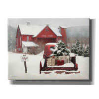 The Holiday Aisle® Tree Farm Christmas - Wrapped Canvas Print