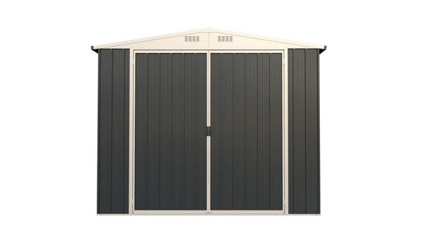 NEW 8 X 6 FT METAL GARDEN GARAGE TOOL SHED EG0807 in Other in Alberta - Image 2
