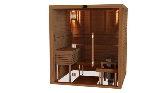 Northern Lights Glass Front Sauna Room Kits - Multiple Sizes Available in Hot Tubs & Pools - Image 2