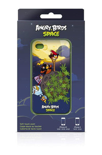Gear4 ICAS406G Angry Birds Space iPhone 4/4S Case, Retail Packaging, 1-Pack (Blue/Black)