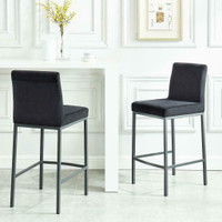 Spring Sale!! Contemporary counter height stool with a rich-look