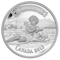 2013 $5 FINE SILVER COIN - CANADAIN BANK OF COMMERCE DESIGN