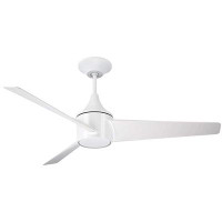 Luminance Brands 52" 3 - Blade Outdoor LED Propeller Ceiling Fan with Remote Control and Light Kit Included