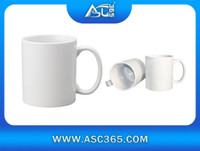 .11oz White Cups Mugs Set Heating Transfer Press Sublimation Porcelain Coffee Tea Mugs 001007