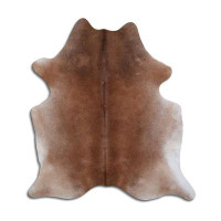 Foundry Select Crosers NATURAL HAIR ON Cowhide Rug  BROWN