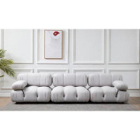 AllModern Mio 113.4" Pillow Top Arm Sofa with Cushions