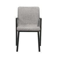 Brayden Studio Lissell Upholstered Arm Chair in Gray