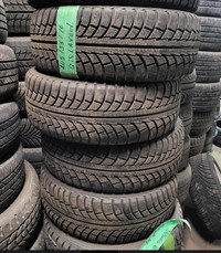 USED SET OF WINTER GISLAVED 205/55R16 70% TREAD WITH INSTALL