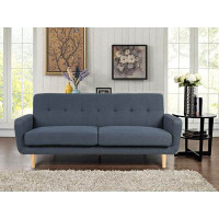 Lifestyle Solutions Riley 77.2'' Square Arm Tufted Sofa