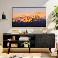 George Oliver TV Stand For Living Room With Storage For TV Up To 70 Inch