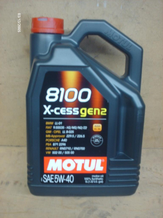 MOTUL 5W40 SYNTHETIC MOTOR OILS in Engine & Engine Parts in Ontario - Image 2