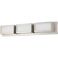 Hokku Designs Sutter Lighting Lights Contemporary Ada Bath Vanity Led Light Fixture With Brushed Nickel Finish And Hand