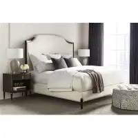 Vanguard Furniture Lillet King Upholstered Low Profile Panel Bed