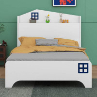Isabelle & Max™ Aladina Wooden House Bed with Storage Headboard