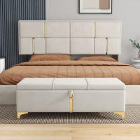 Everly Quinn Storage Bench For Bedroom And Living Room