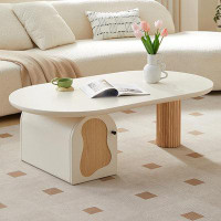 RARLON Nordic cream style Japanese modern simple living room tea table home advanced sense coffee table