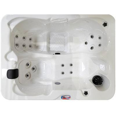 American Spas Dual Voltage 3-Person 18-Jet 110v-240v Plug and Play Acrylic Lounger Standard Hot Tub with Ozonator in Hot Tubs & Pools