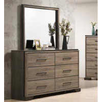 Andrew Home Studio Doenz 6-drawer Dresser With Mirror