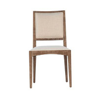 Gracie Oaks Claudia Cotton Blend Upholstered Dining Chair